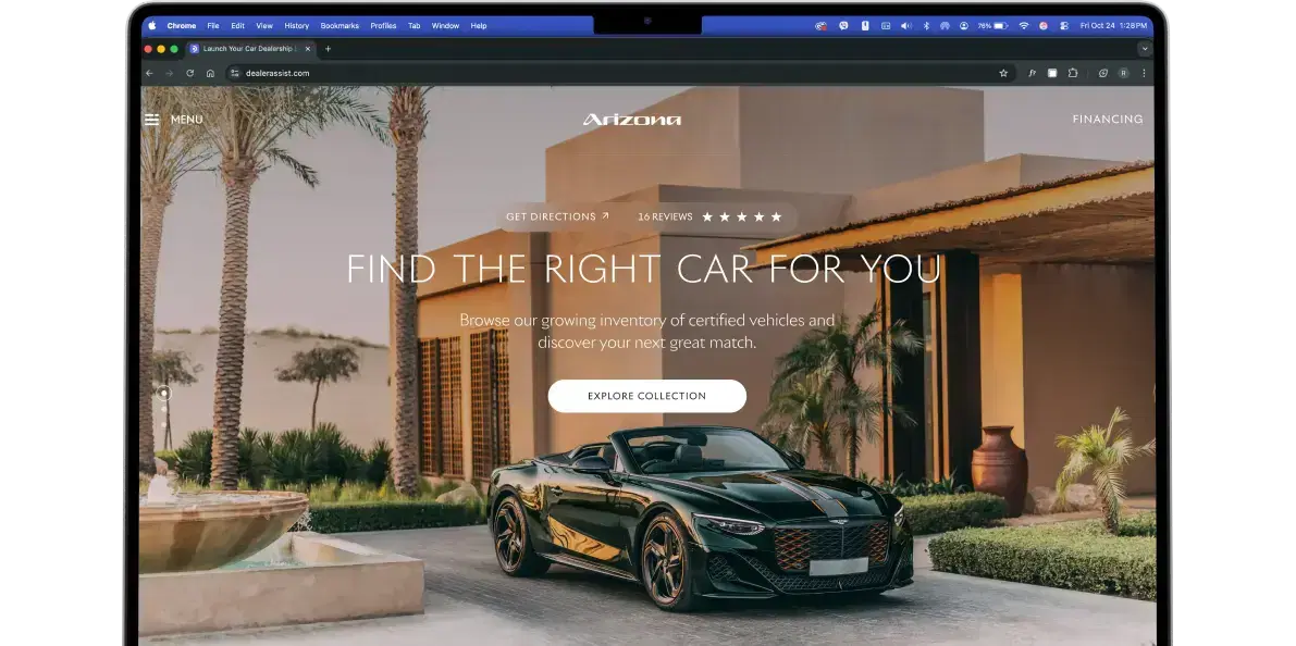 DealerAssist website preview