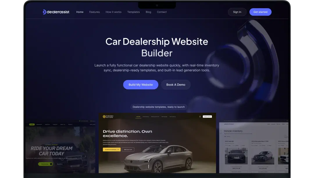 DealerAssist website preview