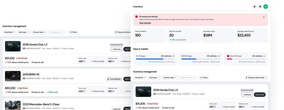 Use Inventory Intelligence Mockup