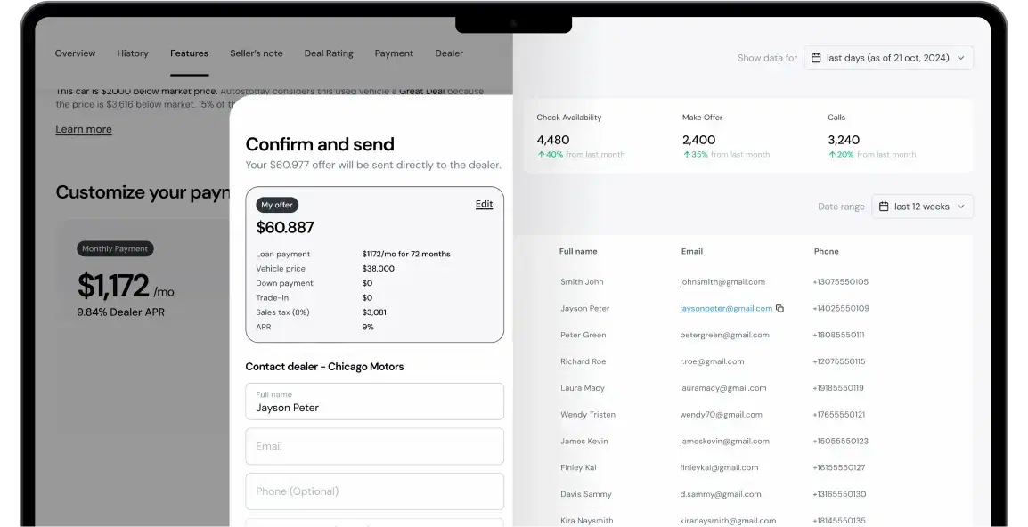 Connect sellers and buyers illustration