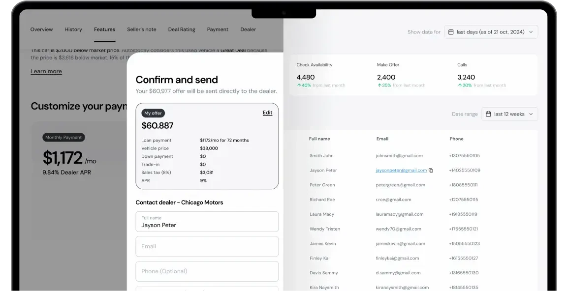 Connect sellers and buyers illustration