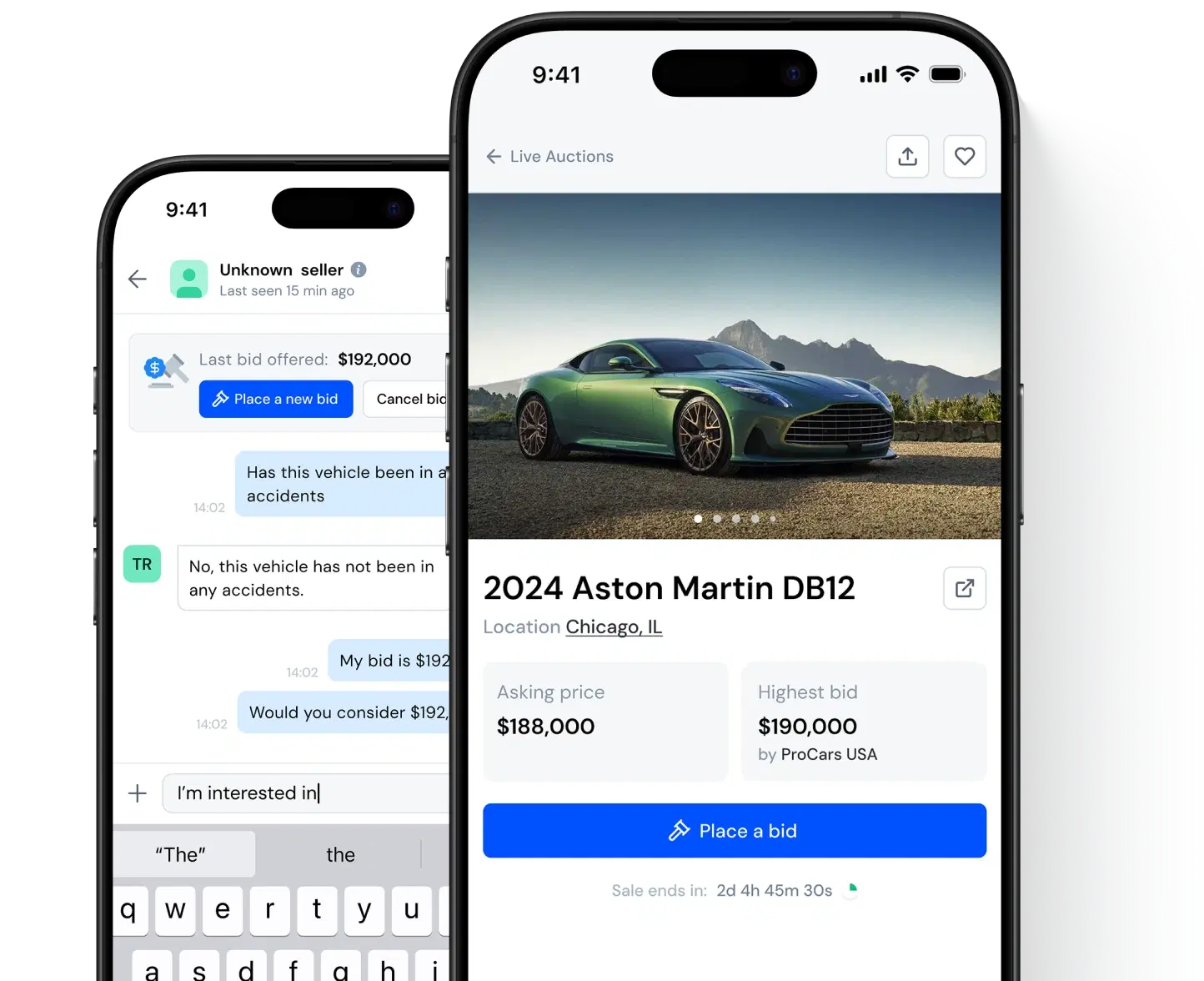 Private Auction Hero Mobile